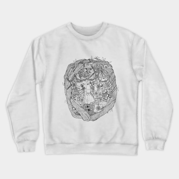 Alice tree zentangle Crewneck Sweatshirt by Accabella